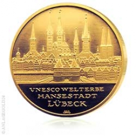 1/2 oz Gold 100 Euro Lbeck