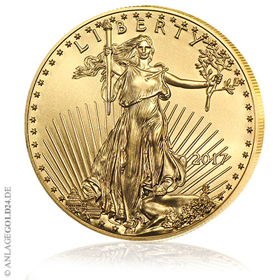 1 oz Gold, 50 Dollar Eagle 2017