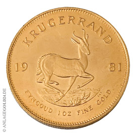 1 oz Gold Krgerrand 1981
