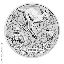 1 oz Silber 125 jhriges Jubilum Perth Mint 2024