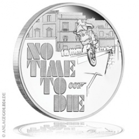 1 oz Silber James Bond 007 - No Time To Die 2020 Proof