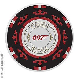 1 oz Silber James Bond Casino Royale Casino Chip 2023 c