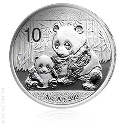 1 oz Silver Panda 2012