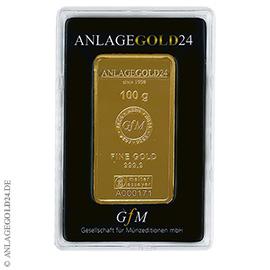 100 Gramm Goldbarren Anlagegold24