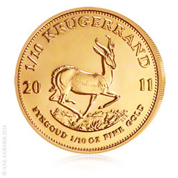 1/10 oz Kr&uuml;gerrand 2011