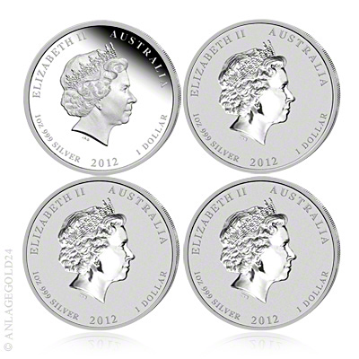 4 x 1 oz Silbermünzen Lunar Serie II Jahr des Drachen 2012 Typeset hier bestellen. Jetzt klicken >>> Leider gibt es hier kein zweites Produktbild. 4 x 1 oz Silbermünzen Lunar Serie II Jahr des Drachen 2012 Typeset hier kaufen. Jetzt klicken >>>