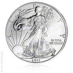 1 oz Silver Eagle 2010 -  Silver Eagle, USA 2010, 1 oz, 31,1 g Silber, Durchmesser 40 mm, Brilliant Uncirculatedbei Bestellung...