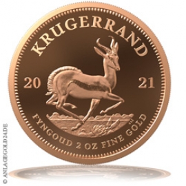 2 oz Gold Krgerrand 2021 PP
