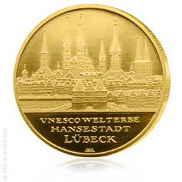 1/2 oz Gold  100 Euro L�beck