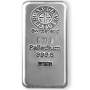 500 Gramm Palladiumbarren -  500 Gramm Palladiumbarren 999.5, verschiedene Hersteller m�glich.Die Bestellung gilt...