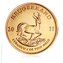 1 oz Kr�gerrand 2010 -  South African Mint, 2010, 1oz Kr�gerrand, 33,9305 Gold (917/1.000), Durchmesser 32,60 mm, Brilliant Uncirculated