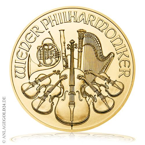 1 oz Gold, 100 Euro Wiener Philharmoniker verschiedene Jahrg�nge