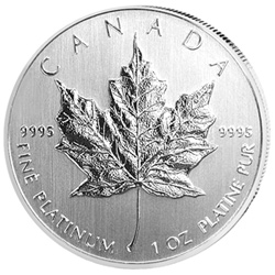 1 oz Platin  Maple Leaf 2009