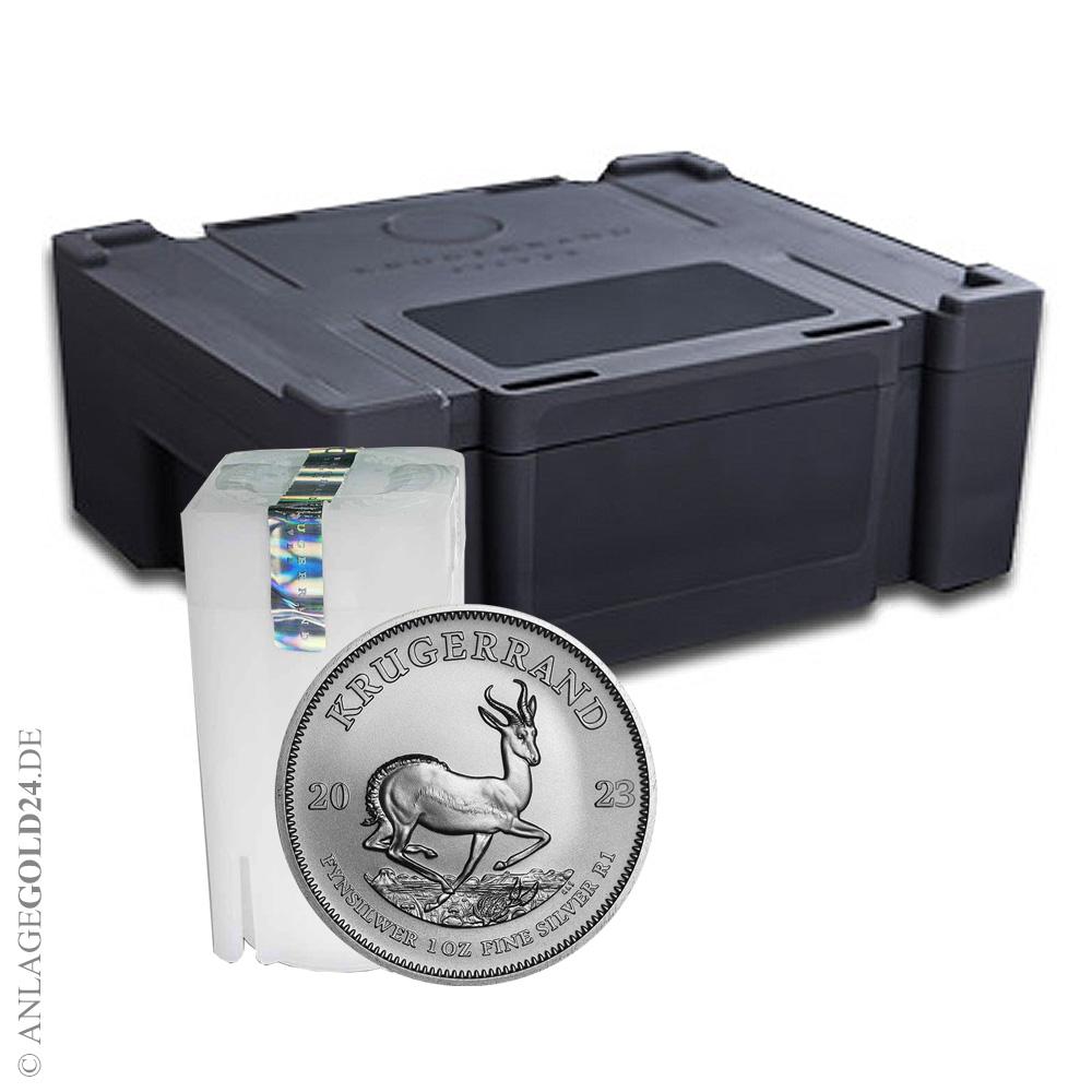500er Masterbox 1 oz Silber Krügerrand 2023 ST --> Goldmünzen