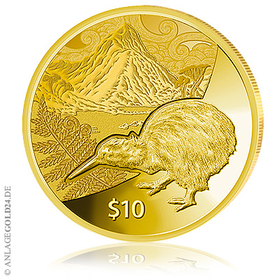 1/4 oz Gold Neuseeland Kiwi 2014