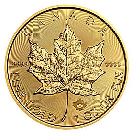 1 oz Gold, 50 Dollar Maple Leaf 2021