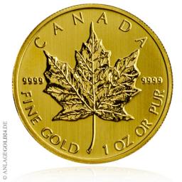 1 Oz Gold 50 Dollar Maple Leaf Verschiedene Jahrgange