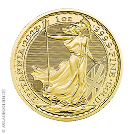 1 oz Gold Britannia 2023 King Charles III.