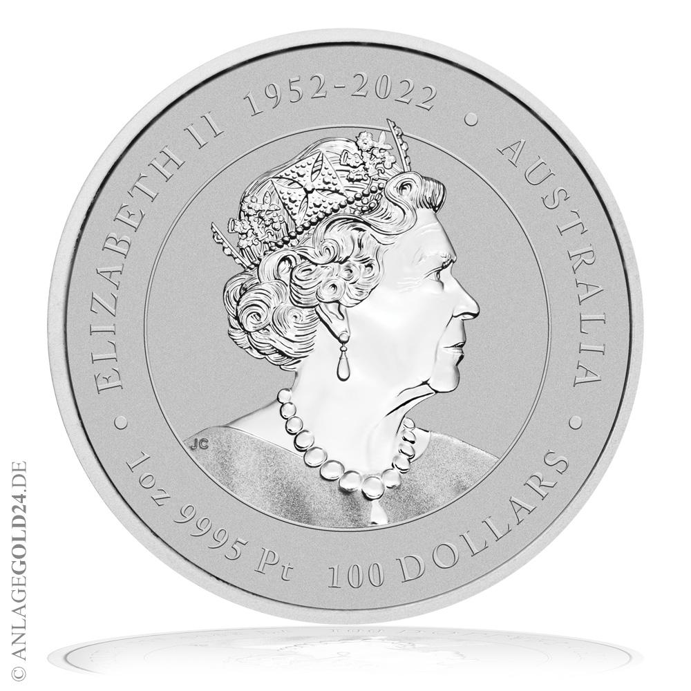 1 oz Platin Lunar III Jahr des Drachen 2024 > Goldmünzen Silbermünzen