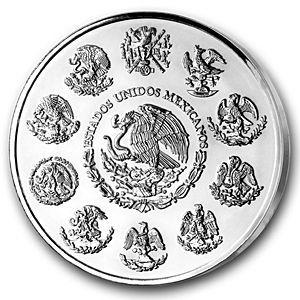 5) GSM 1/2 Oz Aztec Calendar Silver Rounds • .999 Fine BU