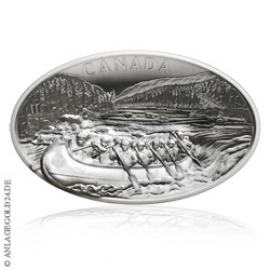 1 kg Silber - THE VOYAGEURS - 2018 PP