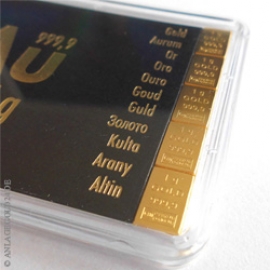 5 Gramm Goldbarren Tafelbarren verschiedene Hersteller