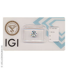 Anlage-Diamant 1,50 Carat 617481667 - lupenrein