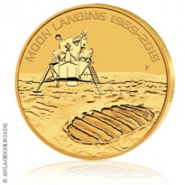 1 oz Gold 50th ANNIVERSARY OF THE MOON LANDING 2019