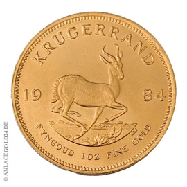 1 oz Gold Kr�gerrand 1984