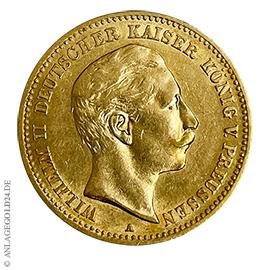 10 Mark Preussen Wilhelm II. Jaeger 251 1901 pr�gefrisch