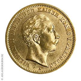 10 Mark Preussen Wilhelm II. Jaeger 251 1910 pr�gefrisch