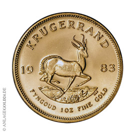1 oz Gold Kr�gerrand 1983