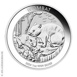 1 oz Silber Wombat verschiedene Jahre
