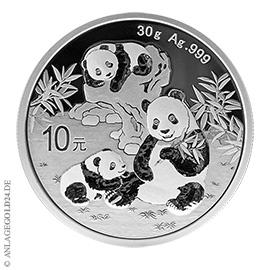 30 Gramm Silber China Panda 2025