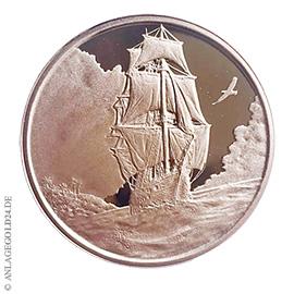 1 oz Kupfer Ascension Island Segelschiff 2025