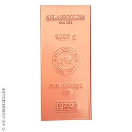 1 kg Kupferbarren Anlagegold24