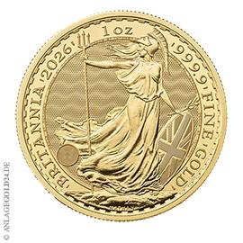 1 Unze Gold Britannia 2026
