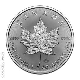 1 oz Silber Maple Leaf 2026 differenzbesteuert