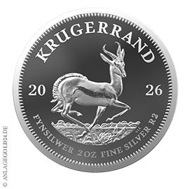 2 oz Silber Kr�gerrand 2026 PP