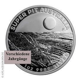 1 oz Silber Super Pit verschiedene Jahrg�nge