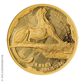 1 oz Gold The African Range: Cheetah Survey 2026 High Relief PP