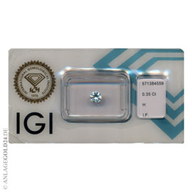 Anlage-Diamant 0,35 Carat 571384559- lupenrein