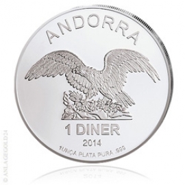 1 oz Andorra Silver Eagle verschiedene Jahrg�nge