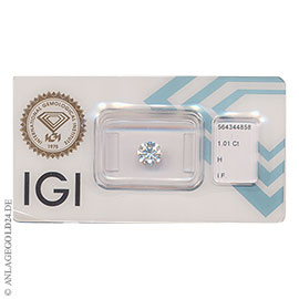 Anlage-Diamant 1,01 Carat 564344858 - lupenrein