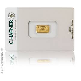 1 Gramm Goldbarren C.Hafner