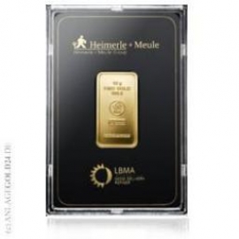 10 Gramm Goldbarren - Heimerle + Meule