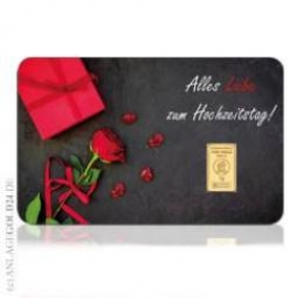 1 Gramm Goldbarren Hochzeitstag - Heimerle + Meule