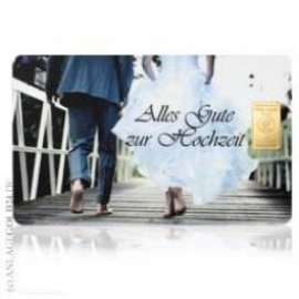 1 Gramm Goldbarren Hochzeit - Heimerle + Meule