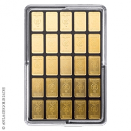 25x 1 Gramm Goldbarren UnityBar - Heimerle + Meule