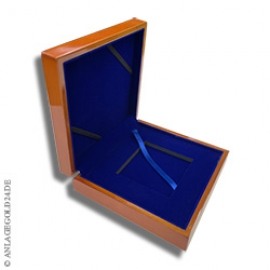 Hochglanz Etui mit blauer Samteinlage